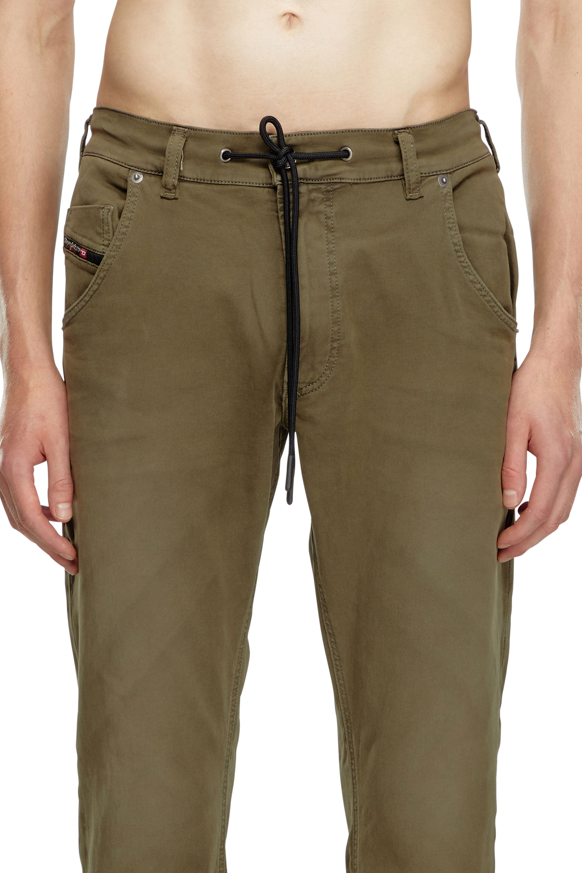 Diesel - Man's Regular 2032 D-Krooley Joggjeans® 0670M, Military Green - 5